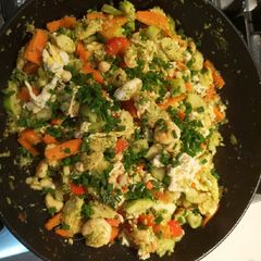 A picture of Broccoli stir fry.