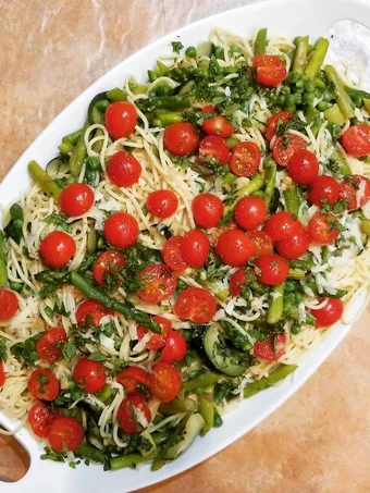 Recipe Garlicky Vegetable Pasta the Can Spoil the Tongue Really delicious