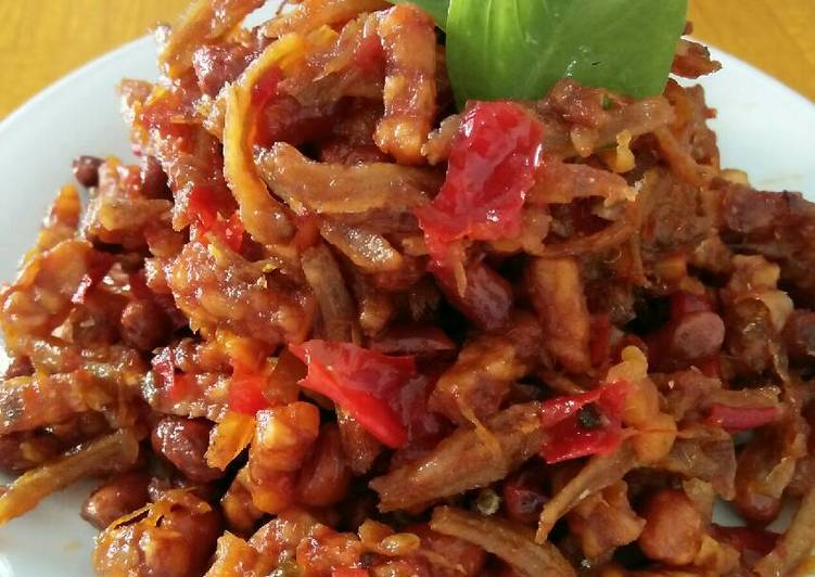 Resep: AppetizingBalado T2K (teri, tempe, kacang)