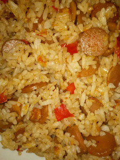 Foto resep Nasi goreng sosis teriyaki