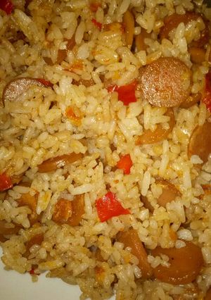 Foto resep Nasi goreng sosis teriyaki