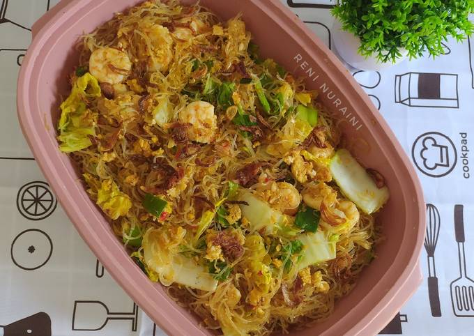 Tutorial Memasak Resep Bihun Goreng Udang