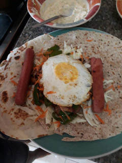 A picture of Chicken Wraps.