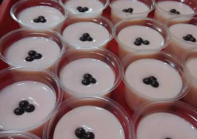 Recipe of Ultimate Strawberry and Melon Pudding