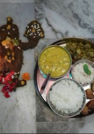 A picture of Annkoot curry(bhog).