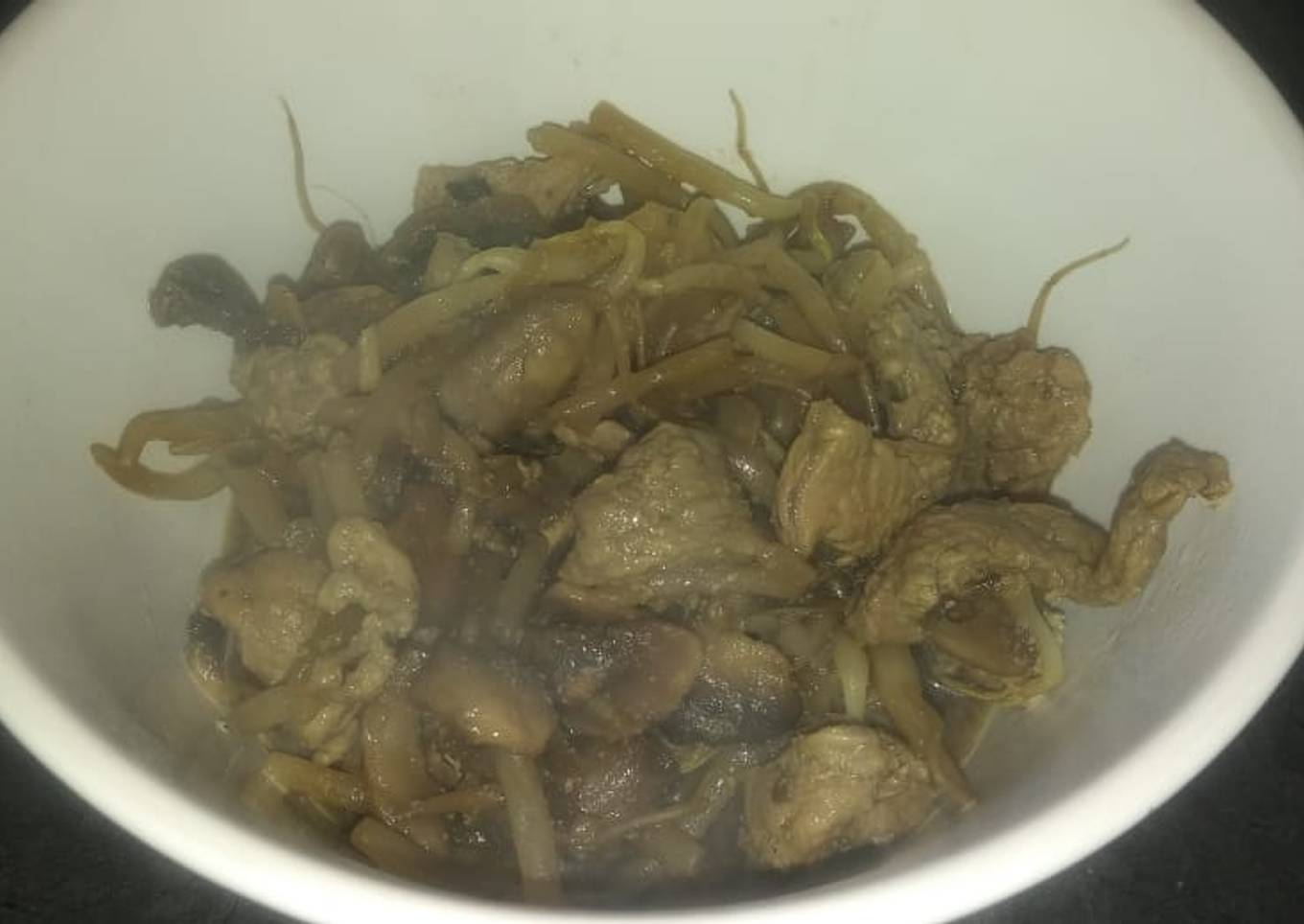 Germen de soya con res