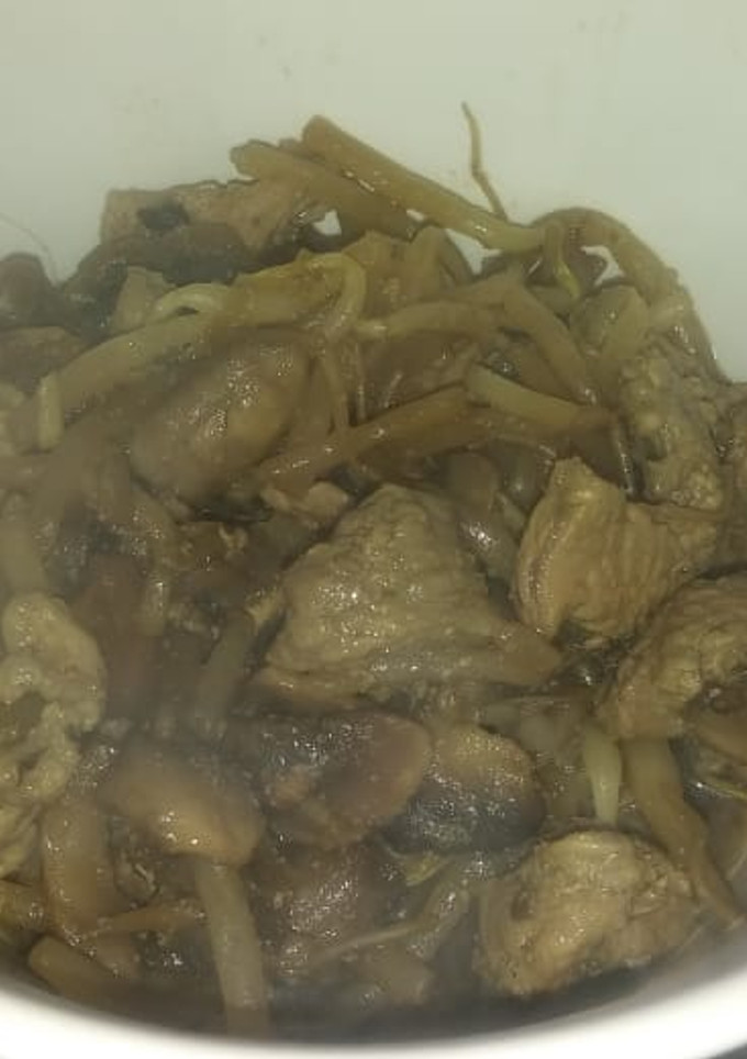 Una foto de Germen de soya con res