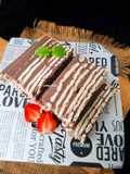 Puding Cokelat Lapis Cracker