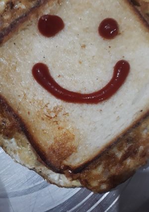 A picture of Bread omelette.