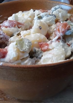 A picture of Antipasti Potato Salad.