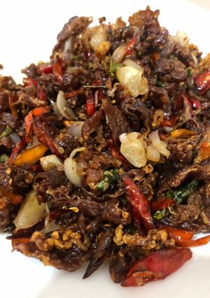 Foto resep Daging krispi mercon