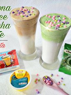 Foto resep Dalgona Coffee Matcha Latte