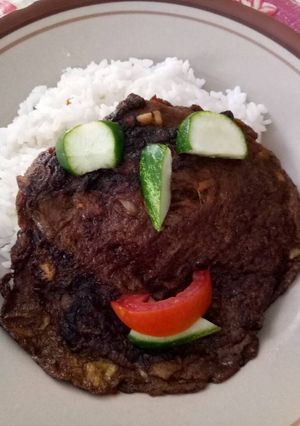 Foto resep Telur dadar kecap praktis untuk anak