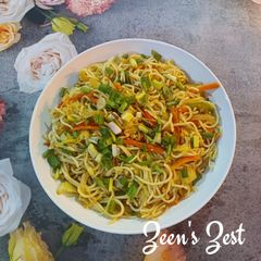A picture of Hong Kong Veg Noodles - Crisp and Flavourful.