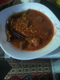 عکسی از دستور قیمه.