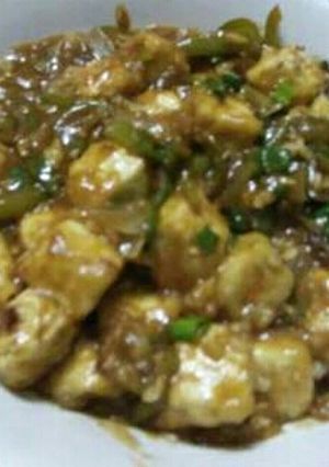 A picture of Paneer chilli dry.