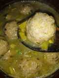 Pork Meatballs in Green Sauce with Nopales