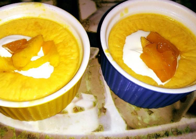 Mango custard