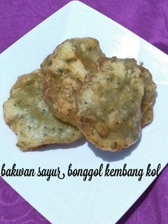 Foto resep Bakwan sayur bonggol bunga kol