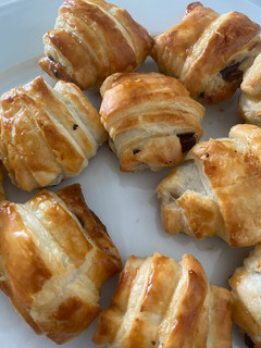 Una foto de Mini croissant de choco sin azúcar