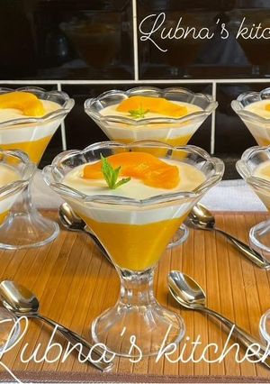 A picture of Peach Panna Cotta:.