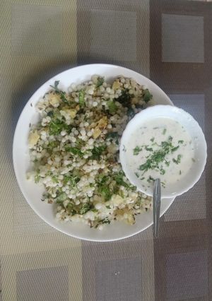 ફરાળી સાબુદાણા ની ખીચડી રેસીપી મુખ્ય ફોટો