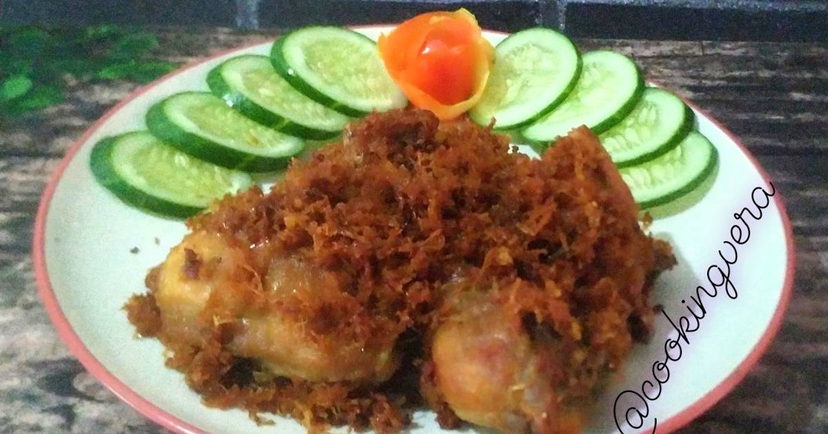 135 Resep Ayam Serundeng Kelapa Bumbu Jadi Enak Dan Mudah Cookpad