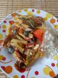 Lomito al paso con espinacas