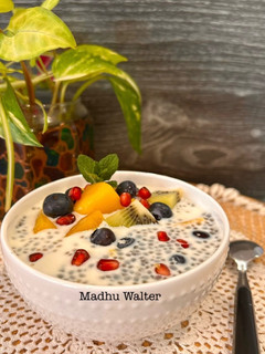 चिया सीड्स, मिक्स फ्रूट पुडिंग (Chia Seeds, Mix Fruit Pudding) रेसिपी मुख्य फोटो