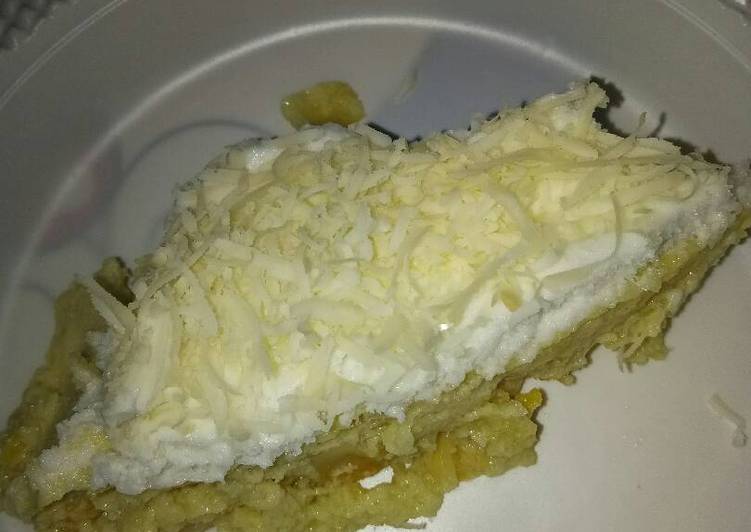 Cara masak Puding jagung whipped cream dan keju  yang Bisa Manjain Lidah