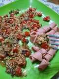 Ensalada de trigo burgol