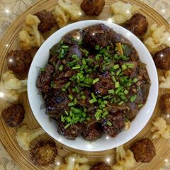 Vegetable gravy Manchurian A picture of Vegetable gravy Manchurian.
