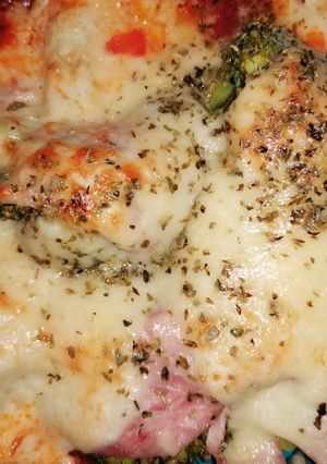 Una foto de Brócoli gratinado