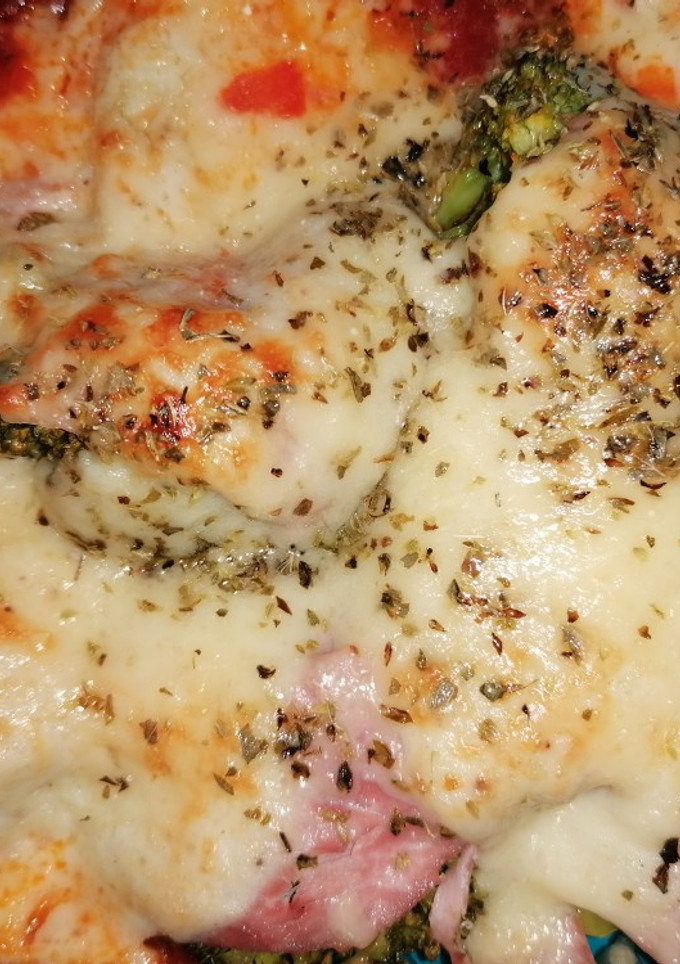 Una foto de Brócoli gratinado