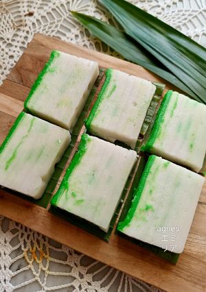 Foto resep Lapis Bintik Hijau Pandan 🪴
