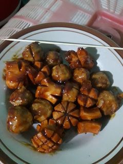 Foto resep Baso sosis pedas manis