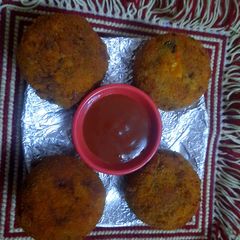 A picture of Veg potato cutlet.