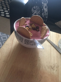 Una foto de Yogurt de Frambuesa