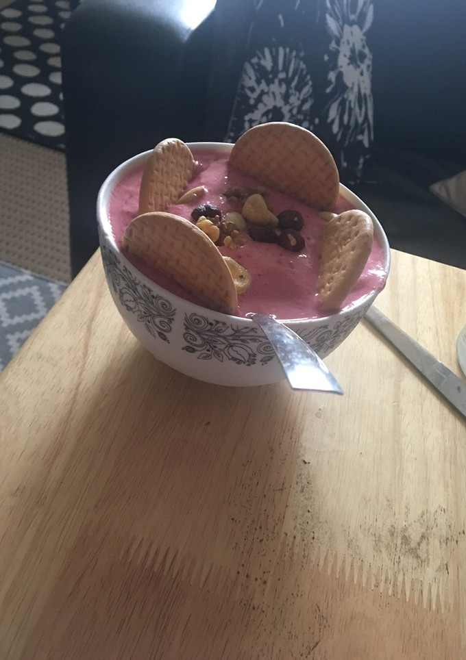 Una foto de Yogurt de Frambuesa
