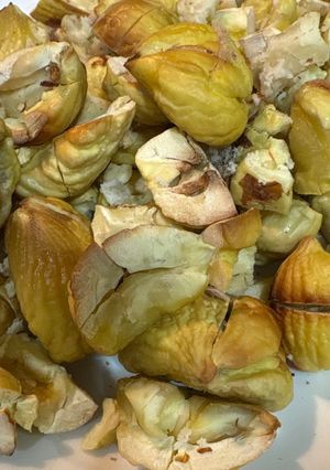 Foto principal de Castañas Asadas en la Air Fryer