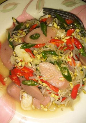 Foto resep Tumis Sosis Kecambah (taoge)