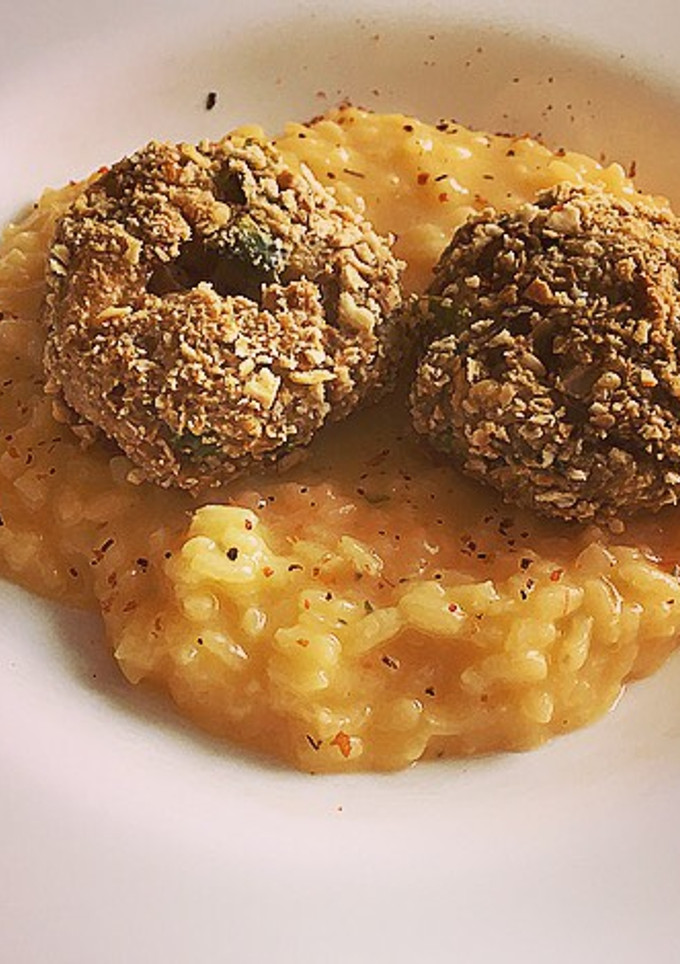 Una foto de Croquetas de atún y soja al horno