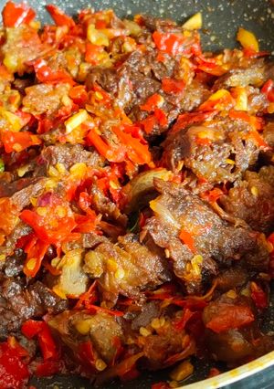 Foto resep Dendeng Balado "anti pedas"