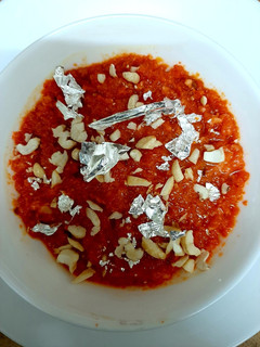 A picture of Gajar Ka Halwa😊(Carrot Sweet Dish).