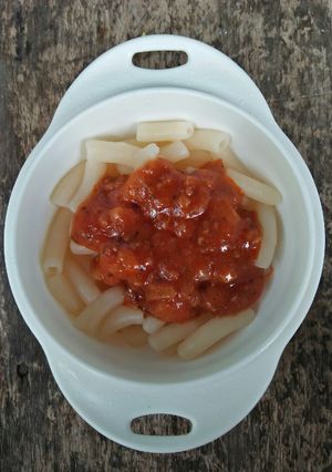 Foto resep Cassava Pasta Bolognese 22 Month
