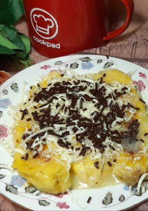 Foto resep Pisang Bakar Teflon ala Cafe