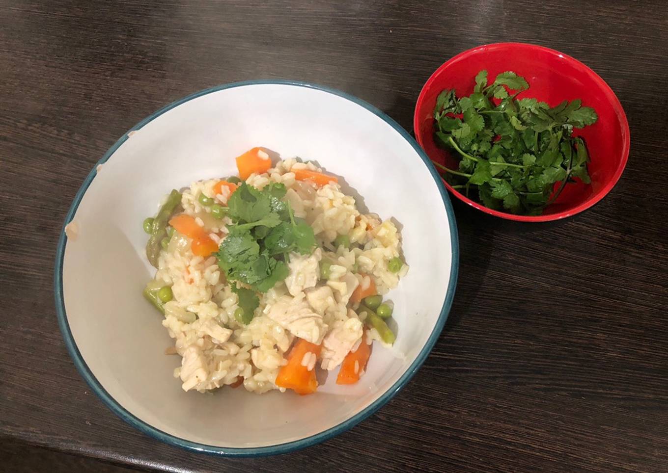 Chicken & Spring Veg Risotto