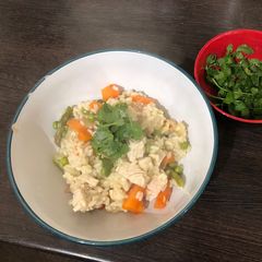 Chicken & Spring Veg Risotto A picture of Chicken & Spring Veg Risotto.