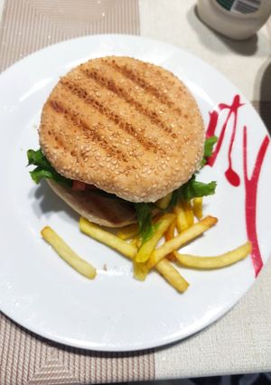 Φωτογραφία της συνταγής Νηστίσιμο burger με μανιτάρια