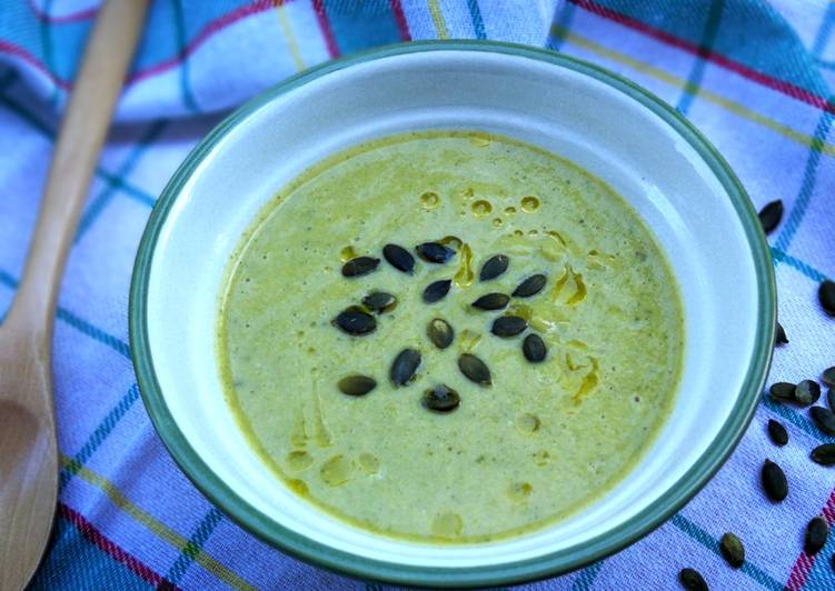 Crema De Brocoli Con Semillas De Calabaza Y Yogur 0 Facil Receta De Cocinar Con Jorgette Cookpad